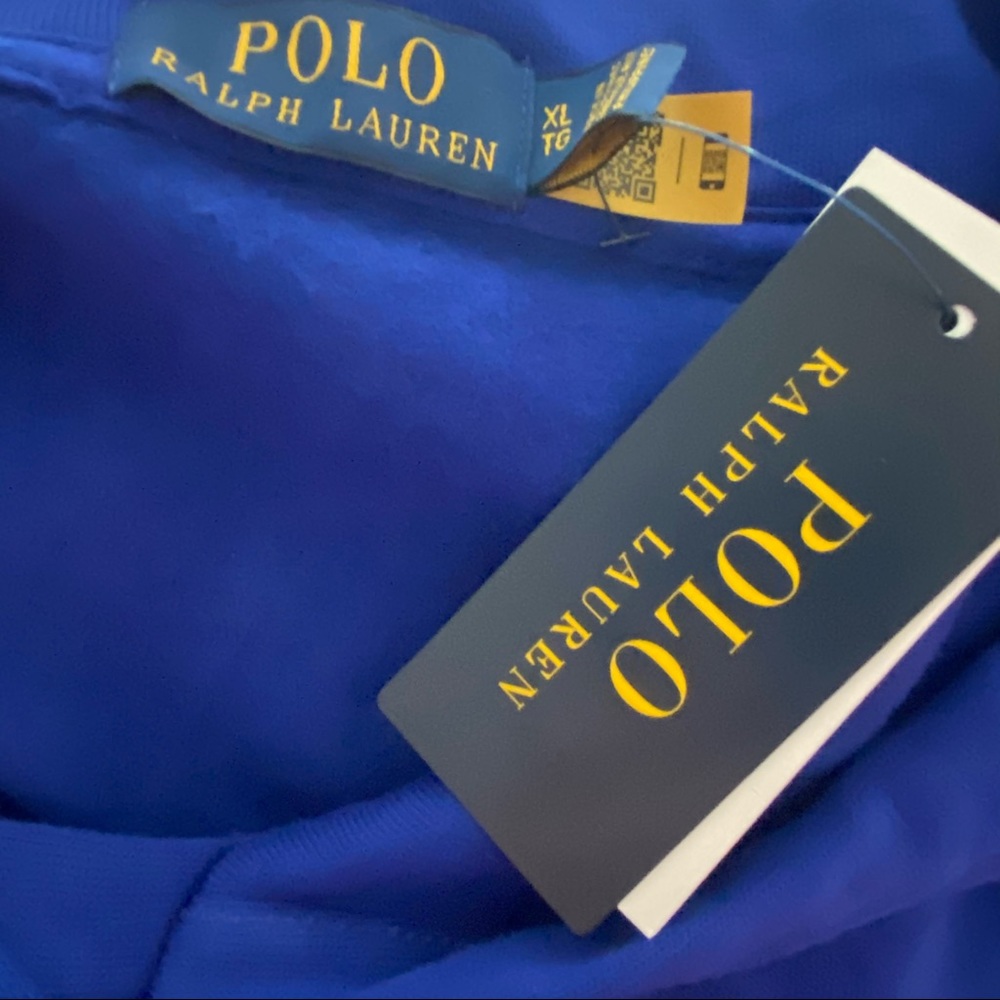 Polo by Ralph Lauren Blue Graphic Hoodie - Picture 10 of 11